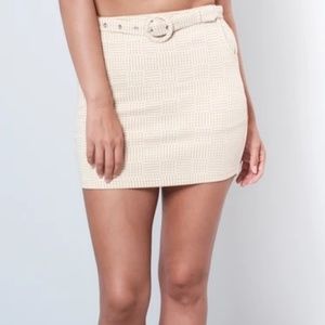 Emory park skirt with belt